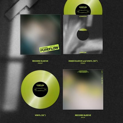 [Pre-order] LE SSERAFIM - 2nd Studio Album ‘PUREFLOW’ pt.1 Vinyl