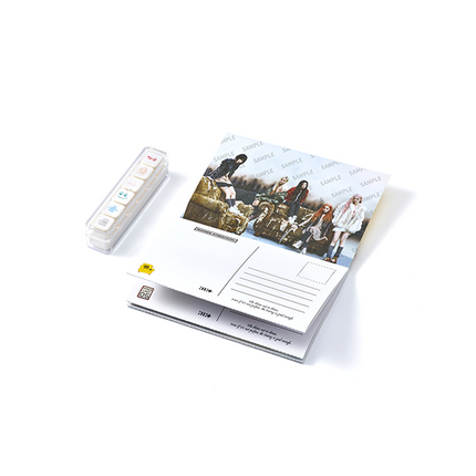[POB] ILLIT - Stamp & Postcard Set