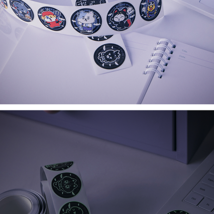[POB] ENHYPEN - Glow Sticker Roll [Midnight]