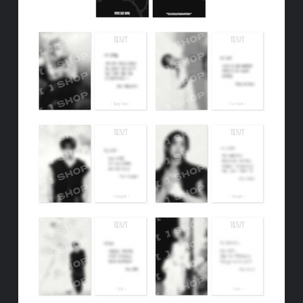 Stray Kids - POSTCARD BOOK & ROLL STICKER SET - RUN IT