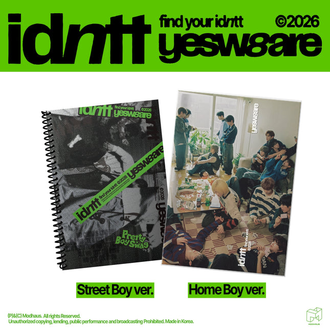 [Pre-order] idntt - [yesweare] / 2nd Mini Album (Photobook ver.)