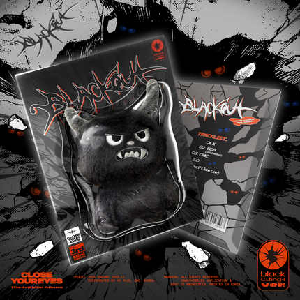 [Pre-order] CLOSE YOUR EYES - blackout / The 3rd Mini Album (black CLting-i ver.)