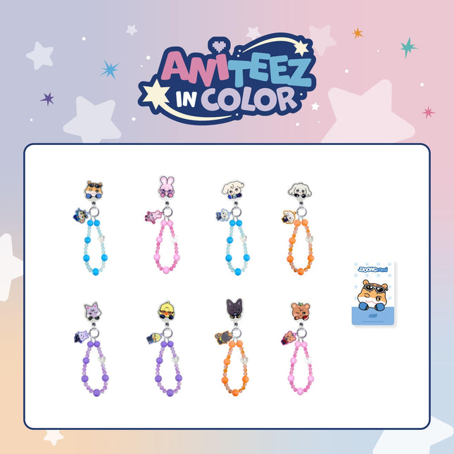 ATEEZ X ANITEEZ POP-UP STORE [ANITEEZ IN COLOR] MD 25. 폰태그 비즈 스트랩 (PHONE TAG BEADS STRAP)