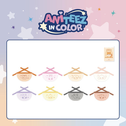 ATEEZ X ANITEEZ POP-UP STORE [ANITEEZ IN COLOR] MD 14. 애니티즈 턱받이 (ANITEEZ MINI BIB)