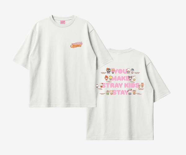 Stray Kids - T-SHIRT SKZOO X SANRIO CHARACTERS K-pop Album | SOOJIB