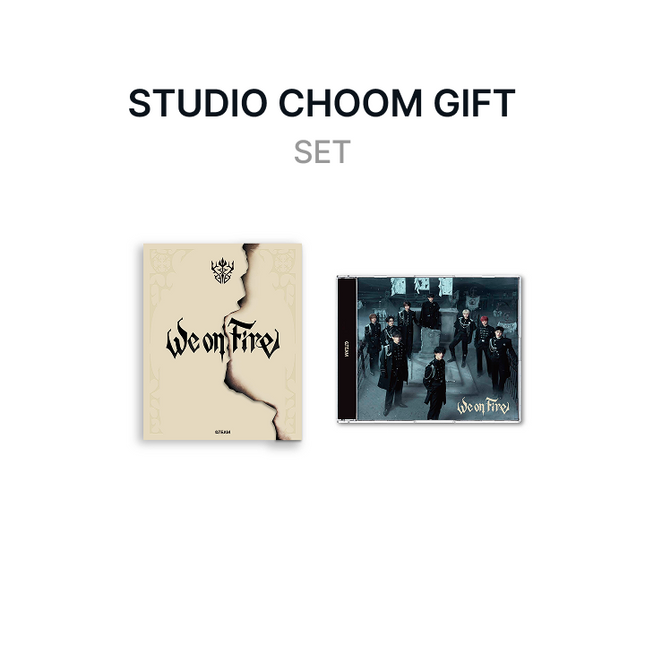 [POB] [STUDIO CHOOM GIFT] 3rd EP 『We on Fire』 LIMITED EDITION + STANDARD EDITION (SET)