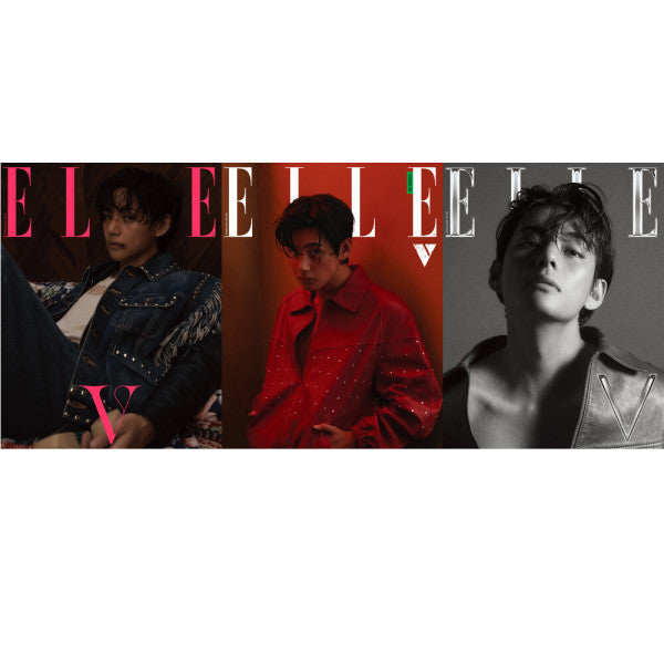 ELLE 2023.04 featuring BTS-V - K-pop magazine cover