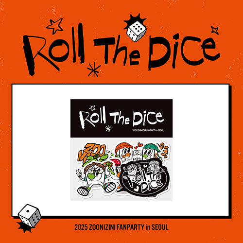 ZOONIZINI(ASTRO) - 2025 ZOONIZINI FANPARTY [Roll The Dice] MD / REMOVABLE STICKER PACK