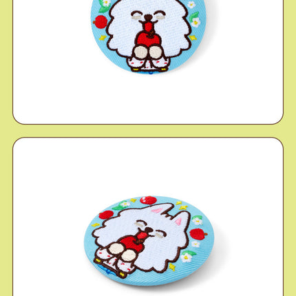 [POB] Embroidery Can Badge