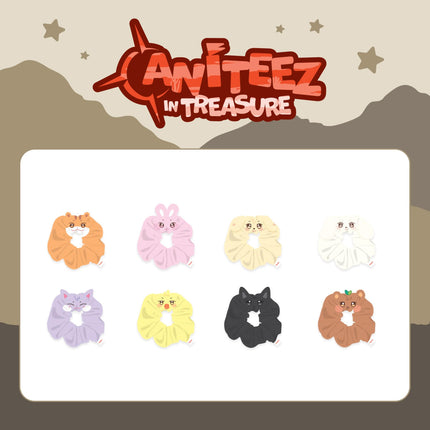 ATEEZ - PLUSH SCRUNCHIE / 'ANITEEZ in TREASURE' OFFICIAL MERCH