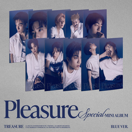[RESTOCK] TREASURE - PLEASURE / SPECIAL MINI ALBUM (BLUE ver.) *Cover Select