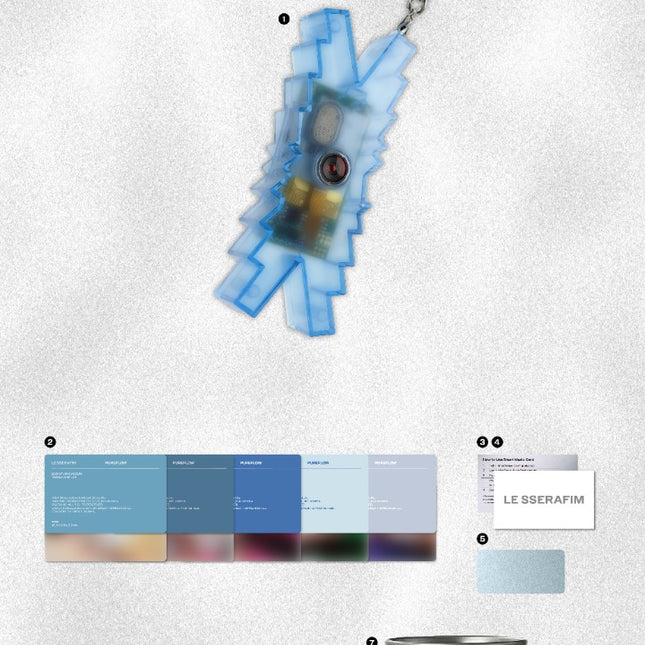 [Pre-order] 2nd Studio Album 'PUREFLOW' pt.1 Mini Camera (Blue ver.)
