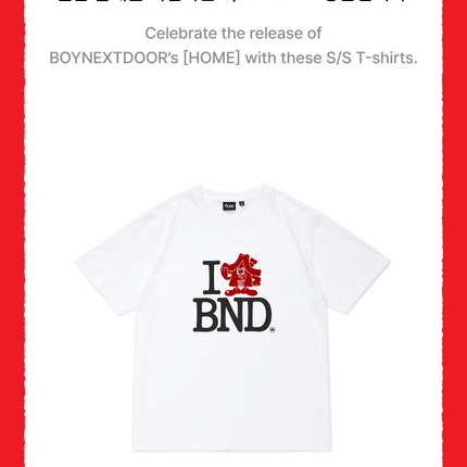 BOYNEXTDOOR - S/S T-Shirt