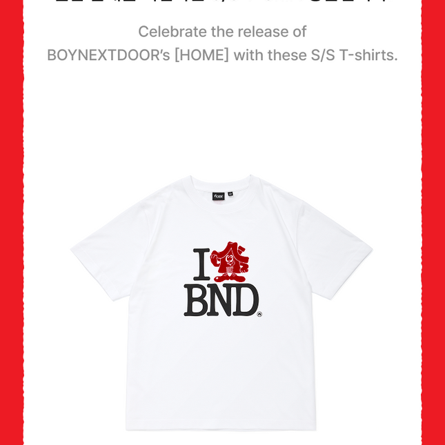 BOYNEXTDOOR - S/S T-Shirt