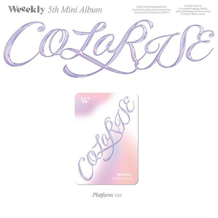 Weeekly - ColoRise / 5th Mini Album (Platform Ver.)