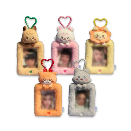 i-dle - minini PLUSH PHOTOCARD HOLDER KEYRING / 'We are' POP-UP x LINE FRIENDS