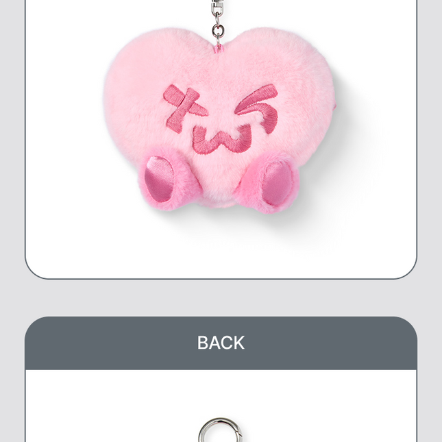[Pre-order] TWS - Heart Plush Pouch