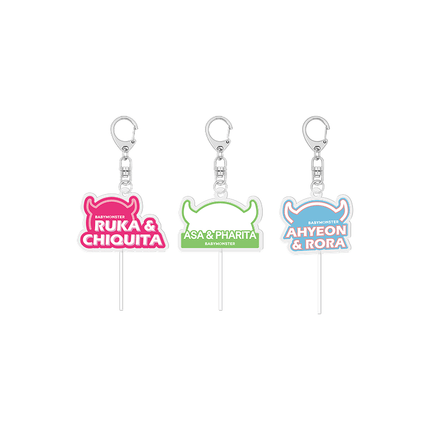 BABYMONSTER - ACRYLIC KEYRING SET / BMHOUSE