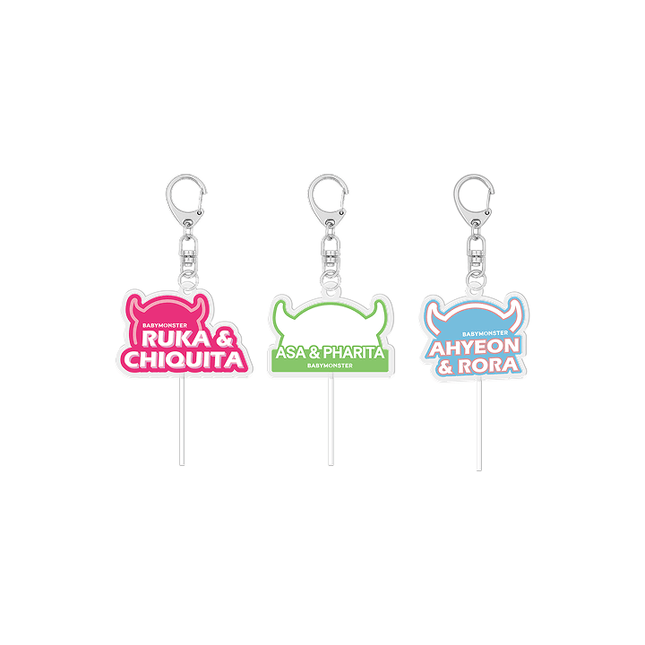 BABYMONSTER - ACRYLIC KEYRING SET / BMHOUSE