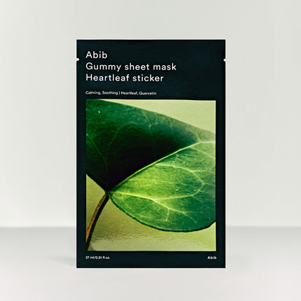 Abib GUMMY SHEET MASK HEARTLEAF STICKER