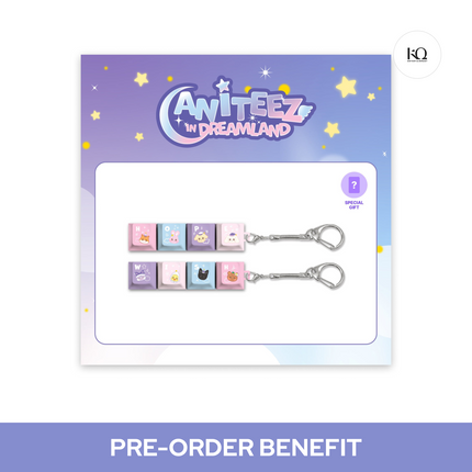 [POB] ATEEZ - KEY-CAP KEYRING / 'ANITEEZ in DREAMLAND' OFFICIAL MERCH