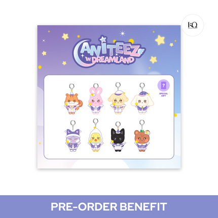 [POB] ATEEZ - PLUSH KEYRING (Guardian Angel ver.) / 'ANITEEZ in DREAMLAND' OFFICIAL MERCH