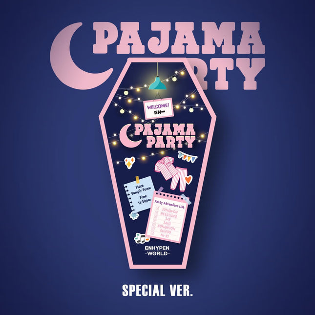 [Pre-order] ENHYPEN - ENHYPEN WORLD COUPON CARD COLLECTION PAJAMA PARTY (SPECIAL ver.)