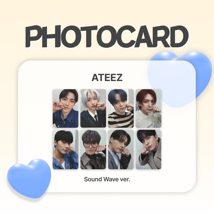 [PHOTOCARD] ATEEZ - Golden Hour pt.2 (Sound Wave ver.) *Member Select