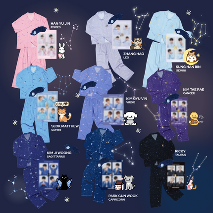 ZEROBASEON SPAO X ZB1 Pajamas SET with Sleep Shade K-pop Album ZEROBASEON SPAO X ZB1 Pajamas SET with Sleep Shade K-pop Album