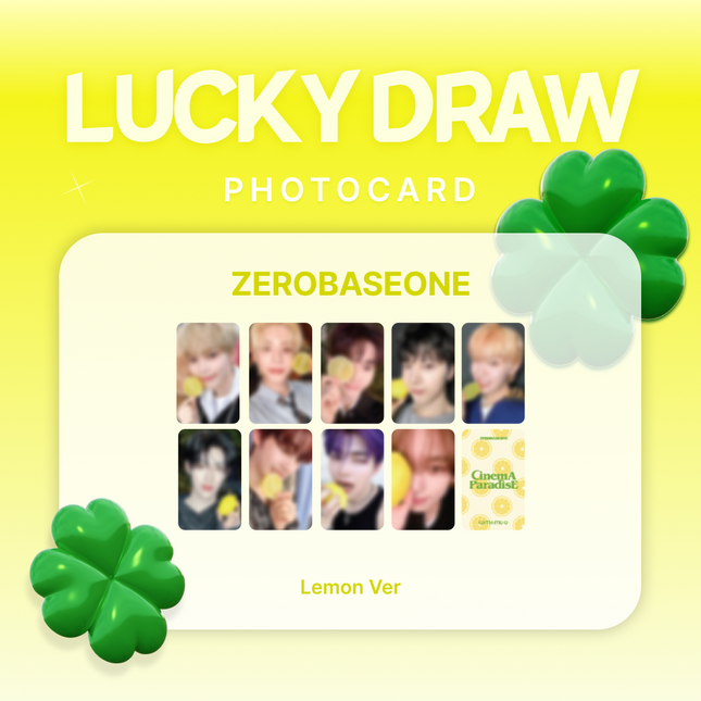 [PHOTOCARD] ZEROBASEONE - CINEMA PARADISE (WITHMUU Lemon ver.) *Member Select