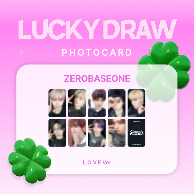 [PHOTOCARD] ZEROBASEONE - CINEMA PARADISE (WITHMUU L.O.V.E ver.) *Member Select