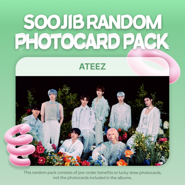 ATEEZ - SOOJIB Random Photocard Pack / 2025 NEW YEAR EVENT