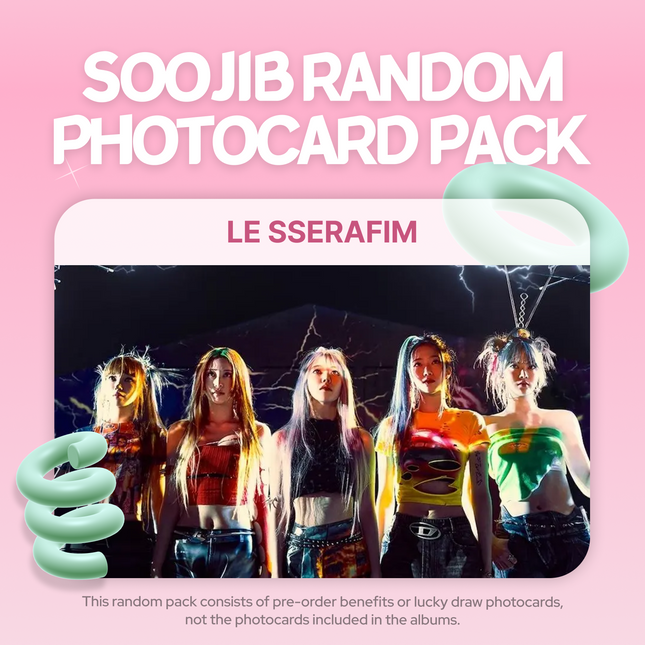 LE SSERAFIM - SOOJIB Random Photocard Pack / 2025 NEW YEAR EVENT