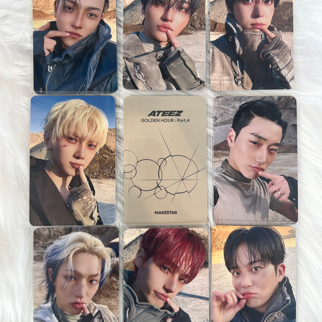 [PHOTOCARD] ATEEZ - GOLDEN HOUR : Part.4 (MAKESTAR / KYUU ver.)