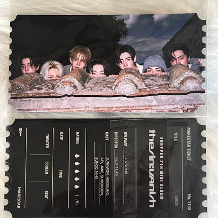 [PHOTOCARD] ENHYPEN - THE SIN : VANISH (MUSIC PLANT / Group Glitter Photocard ver.)