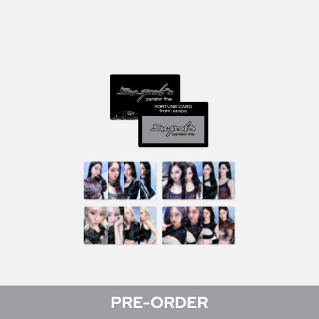 [Pre-order] aespa - FORTUNE SCRATCH CARD SET / 2024 aespa 2nd Concert [SYNK : PARALLEL LINE] OFFICIAL MD