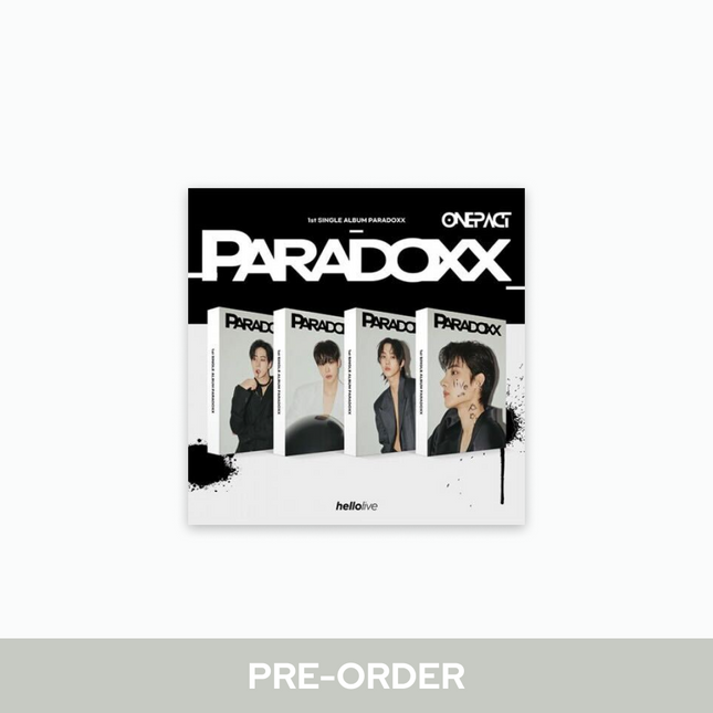 [Pre-order] ONE PACT - PARADOXX / 1ST SINGLE (hello Photocard Album ver.)
