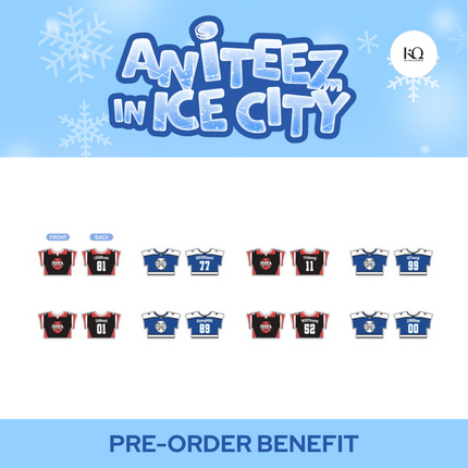 [POB] ATEEZ - HOCKEY UNIFORM OUTFIT / 'ANITEEZ in ICE CITY' OFFICIAL MERCH