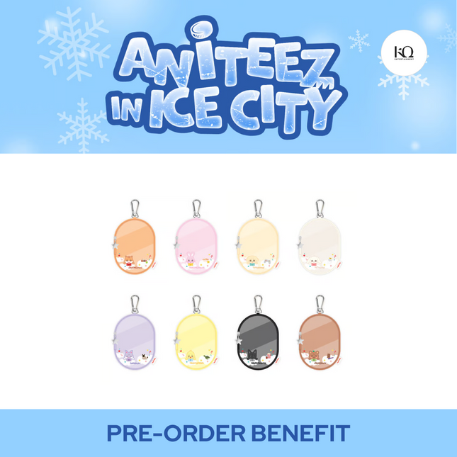 [POB] ATEEZ - PVC POUCH / 'ANITEEZ in ICE CITY' OFFICIAL MERCH