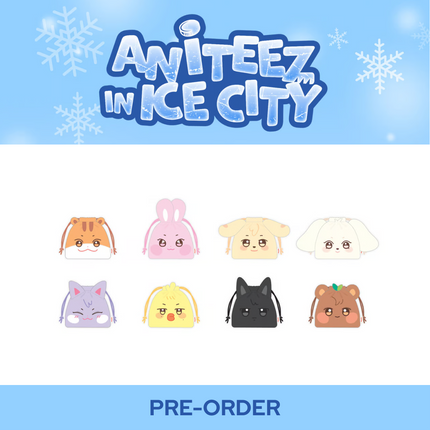 [Pre-order] ATEEZ - STRING POUCH / 'ANITEEZ in ICE CITY' OFFICIAL MERCH