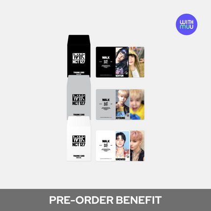 [POB] NCT 127 - RANDOM TRADING CARD SET (A/B/C VER.) / [NCT 127 WALK : ON THE BEAT] OFFICIAL MD