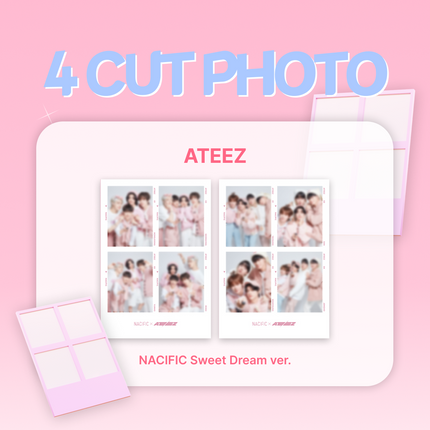 [PHOTOCARD] ATEEZ - NACIFIC Unit 4-Cut Photo (Sweet Dream ver.) *Member Select