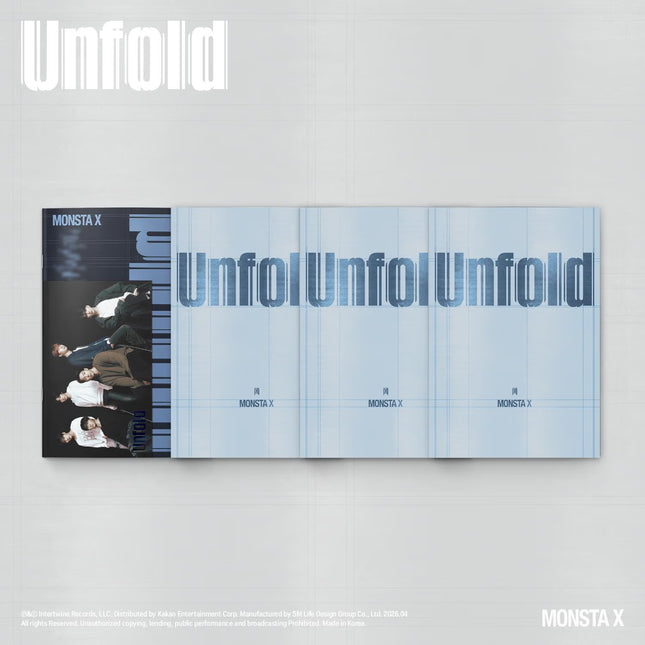 [Pre-order] MONSTA X - Unfold / AMERICA 1ST ALBUM (Standard ver.)