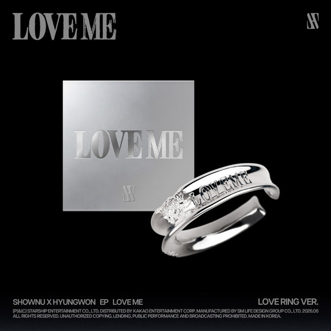[Pre-order] MONSTA X - SHOWNU X HYUNGWON / EP [LOVE ME] (LOVE RING VER.) (Limited Edition)