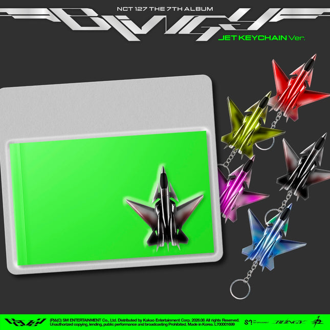 [Pre-order] NCT 127 7th Full Album [BLINGY] (JET Keychain Ver.)(Smart Album)