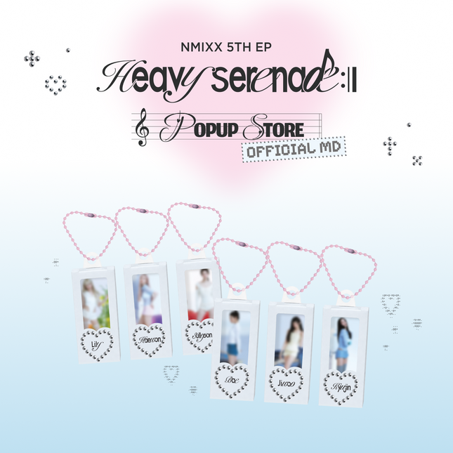 [Pre-order] NMIXX [Heavy Serenade] POP-UP OFFICIAL MD - 04 ACRYLIC MINIATURE KEYRING