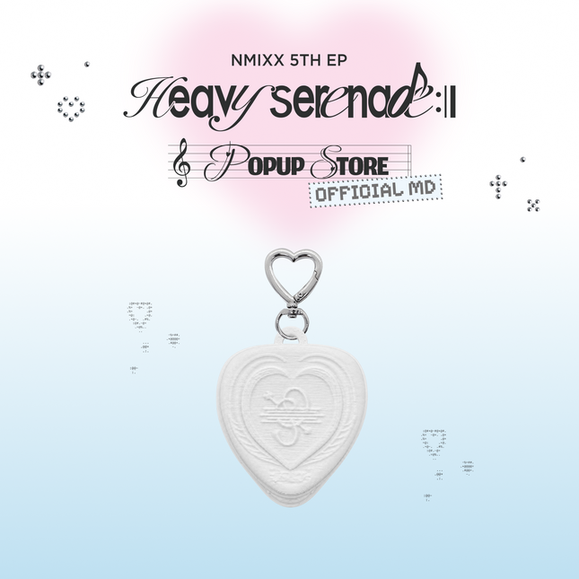 [Pre-order] NMIXX [Heavy Serenade] POP-UP OFFICIAL MD - 07 HEART CLICKER KEYRING