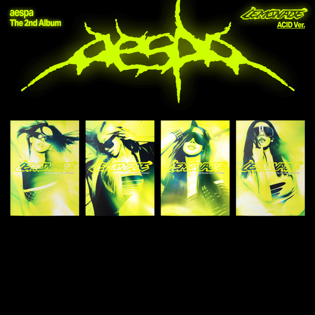 [POB] [LUCKYDRAW] aespa 2nd Full Album ‘LEMONADE’ LUCKY DRAW EVENT ACID Ver.