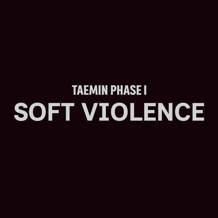 [POB] TAEMIN [PHASE I : Soft Violence] PRE-ORDER PHOTOCARD EVENT [RANDOM] PHOTO BOOK Ver.