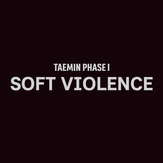 [POB] TAEMIN [PHASE I : Soft Violence] PRE-ORDER PHOTOCARD EVENT [RANDOM] PHOTO BOOK Ver.